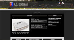 Desktop Screenshot of fccinisello1945.it